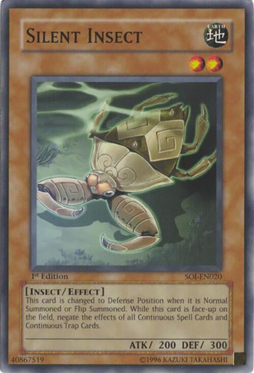Image for Silent Insect (Shadow of Infinity) (SOI-EN020) - YuGiOh