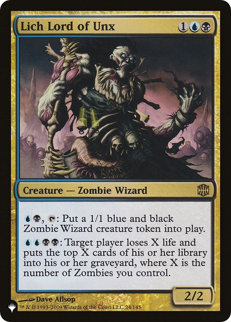 Image for Lich Lord of Unx (The List Reprints) (24/145) - Magic: The Gathering