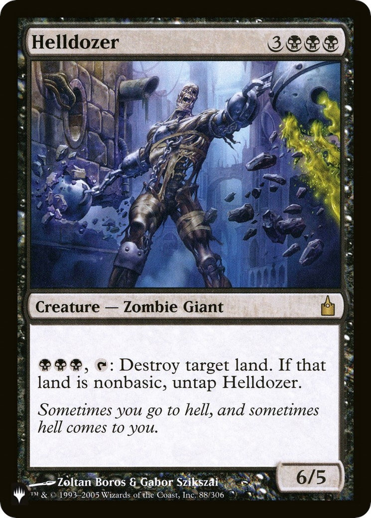 Image for Helldozer (The List Reprints) (88/306) - Magic: The Gathering
