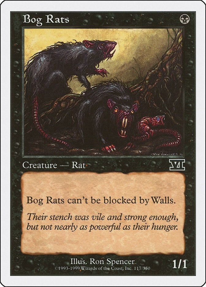 Image for Bog Rats (Classic Sixth Edition) (117) - Magic: The Gathering