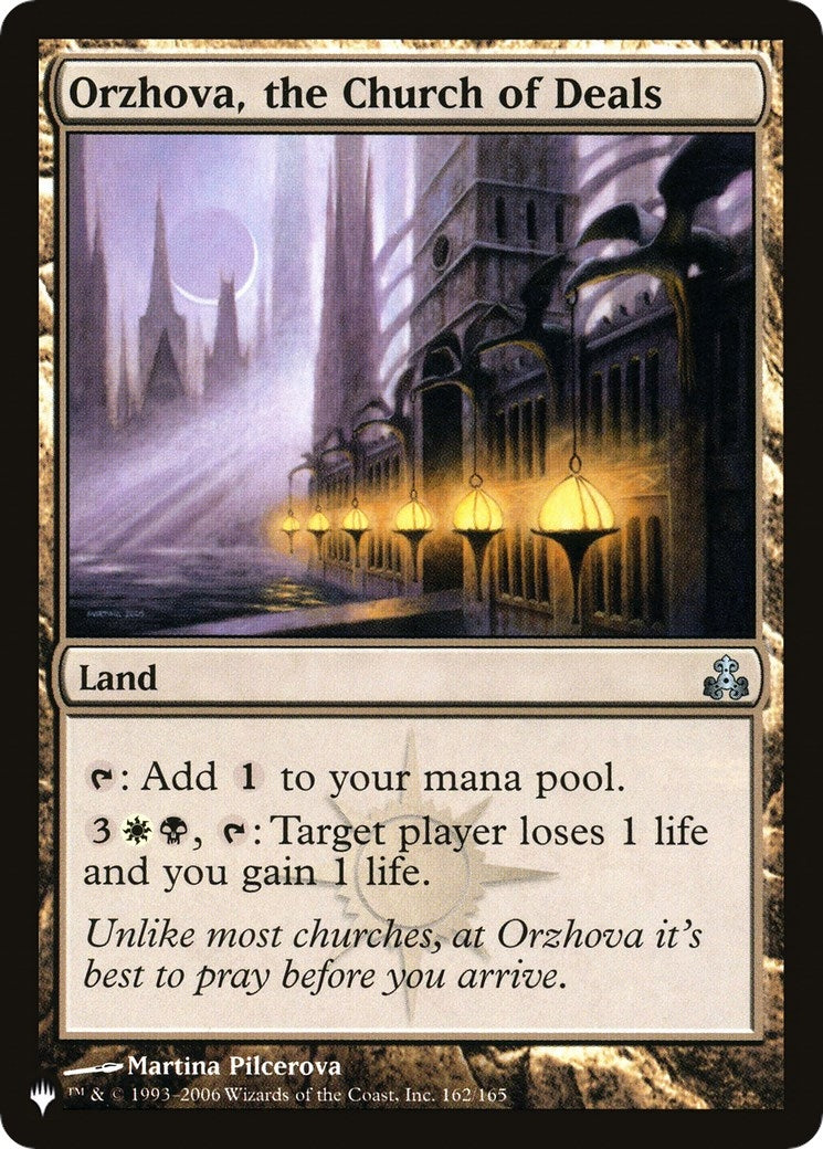 Image for Orzhova, the Church of Deals (The List Reprints) (162/165) - Magic: The Gathering