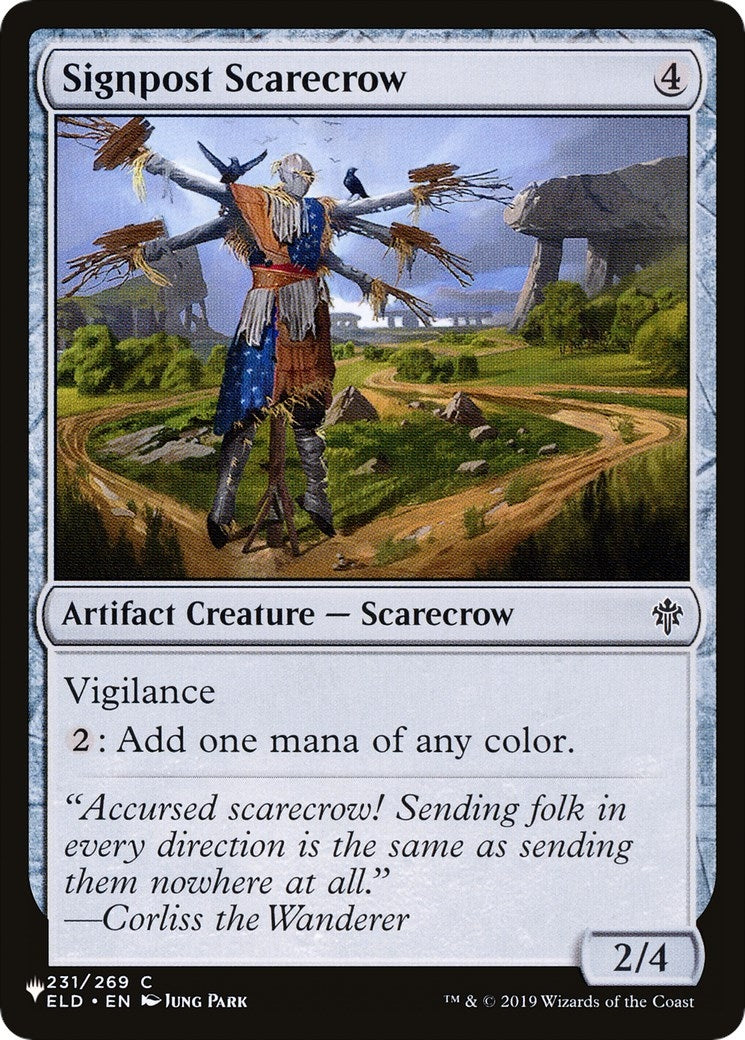 Image for Signpost Scarecrow (The List Reprints) (231/269) - Magic: The Gathering