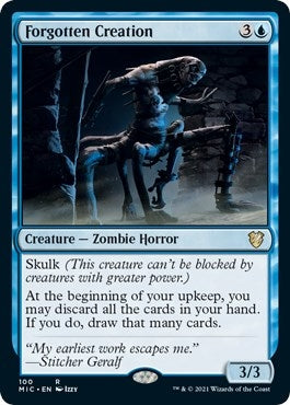 Image for Forgotten Creation (Commander: Innistrad: Midnight Hunt) (100) - Magic: The Gathering