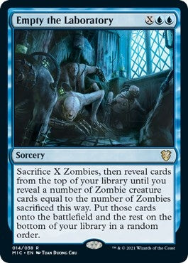 Image for Empty the Laboratory (Commander: Innistrad: Midnight Hunt) (14) - Magic: The Gathering
