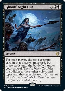 Image for Ghouls' Night Out (Commander: Innistrad: Midnight Hunt) (19) - Magic: The Gathering