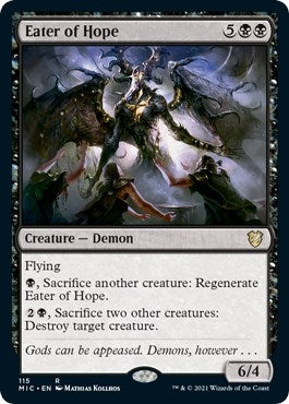 Image for Eater of Hope (Commander: Innistrad: Midnight Hunt) (115) - Magic: The Gathering