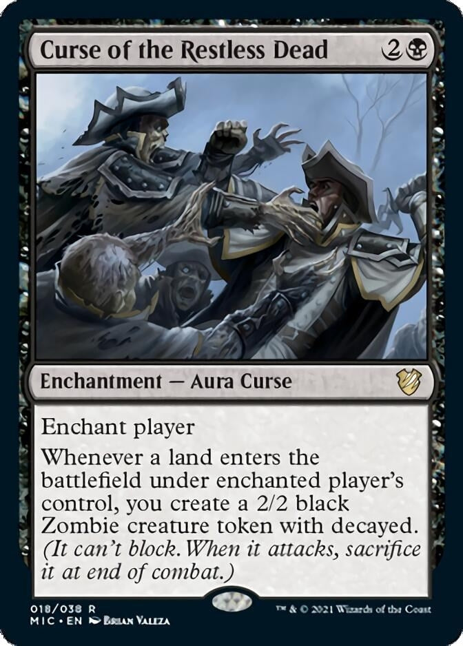 Image for Curse of the Restless Dead (Commander: Innistrad: Midnight Hunt) (18) - Magic: The Gathering