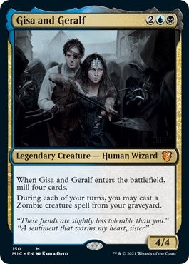 Image for Gisa and Geralf (Commander: Innistrad: Midnight Hunt) (150) - Magic: The Gathering