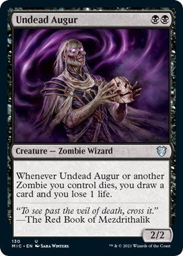 Image for Undead Augur (Commander: Innistrad: Midnight Hunt) (130) - Magic: The Gathering