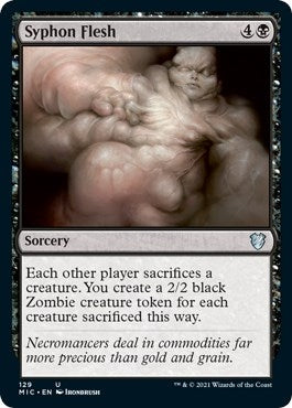 Image for Syphon Flesh (Commander: Innistrad: Midnight Hunt) (129) - Magic: The Gathering