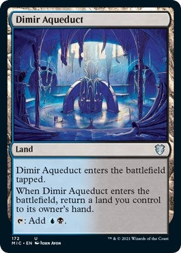 Image for Dimir Aqueduct (Commander: Innistrad: Midnight Hunt) (172) - Magic: The Gathering