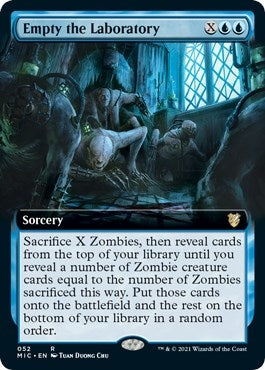 Image for Empty the Laboratory (Extended Art) (Commander: Innistrad: Midnight Hunt) (52) - Magic: The Gathering