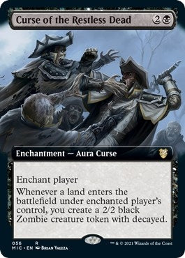 Image for Curse of the Restless Dead (Extended Art) (Commander: Innistrad: Midnight Hunt) (56) - Magic: The Gathering