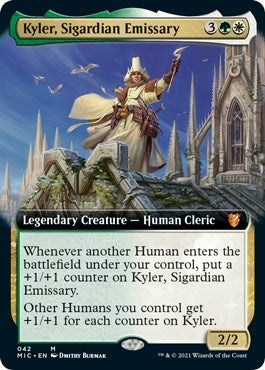 Image for Kyler, Sigardian Emissary (Extended Art) (Commander: Innistrad: Midnight Hunt) (42) - Magic: The Gathering