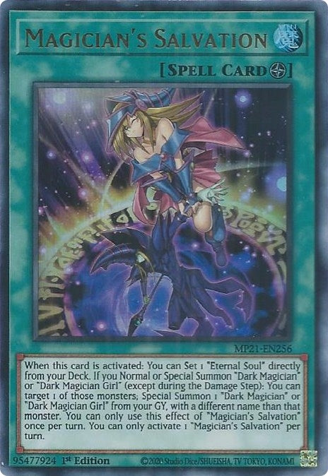Image for Magician's Salvation (2021 Tin of Ancient Battles) (MP21-EN256) - YuGiOh