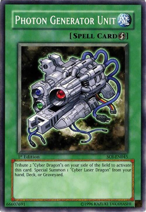 Image for Photon Generator Unit (Shadow of Infinity) (SOI-EN045) - YuGiOh