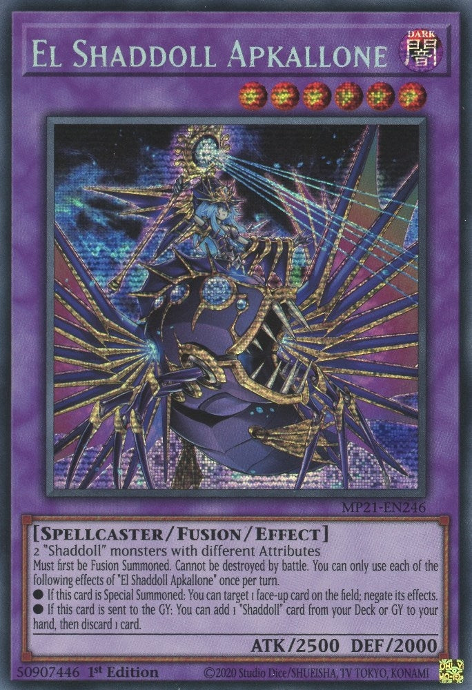 Image for El Shaddoll Apkallone (2021 Tin of Ancient Battles) (MP21-EN246) - YuGiOh