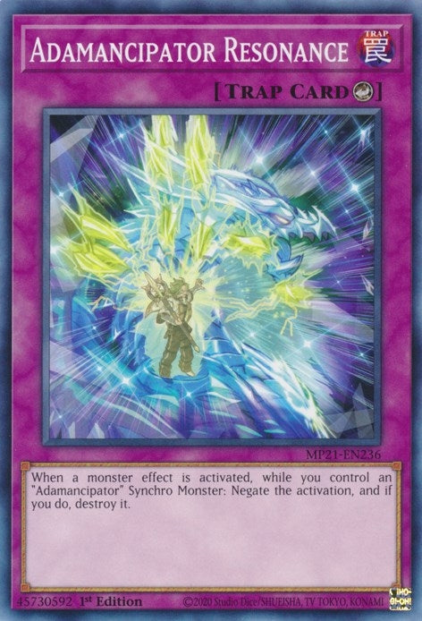 Image for Adamancipator Resonance (2021 Tin of Ancient Battles) (MP21-EN236) - YuGiOh