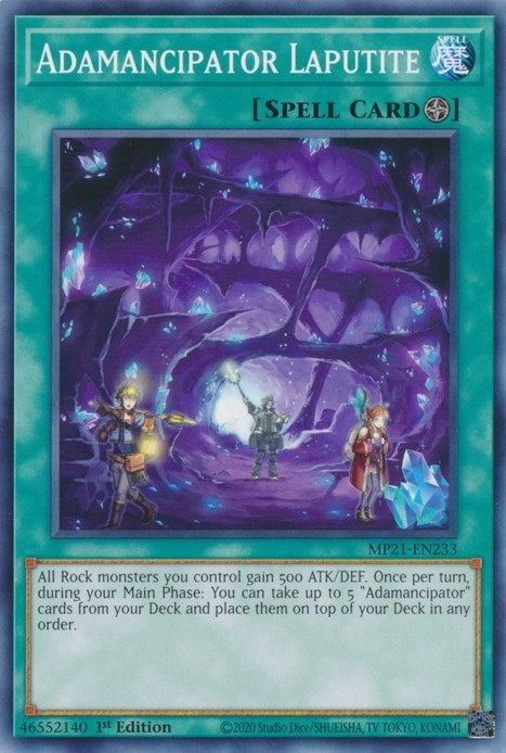 Image for Adamancipator Laputite (2021 Tin of Ancient Battles) (MP21-EN233) - YuGiOh
