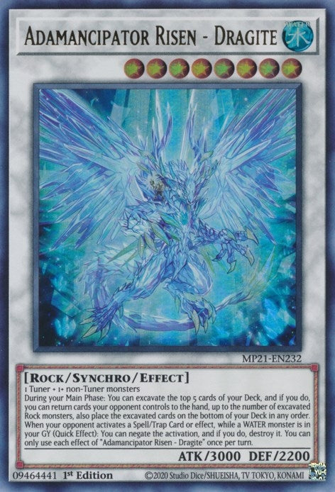 Image for Adamancipator Risen - Dragite (2021 Tin of Ancient Battles) (MP21-EN232) - YuGiOh