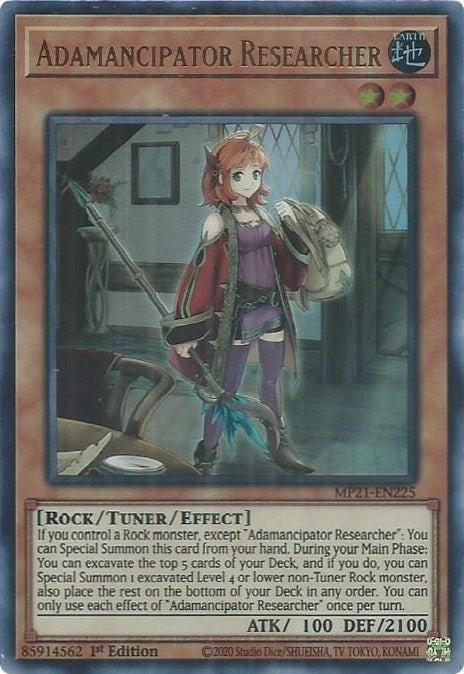Image for Adamancipator Researcher (2021 Tin of Ancient Battles) (MP21-EN225) - YuGiOh