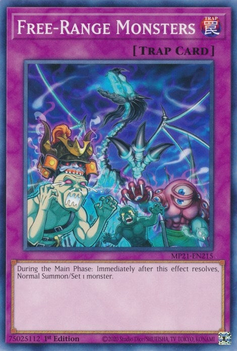 Image for Free-Range Monsters (2021 Tin of Ancient Battles) (MP21-EN215) - YuGiOh
