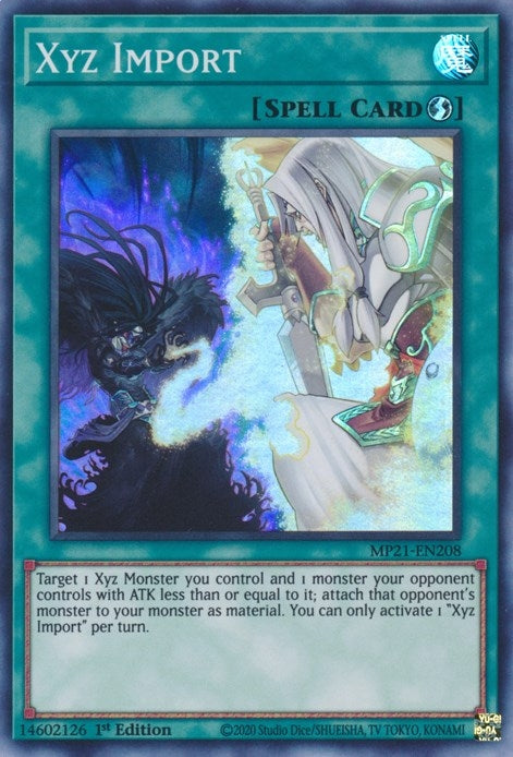 Image for Xyz Import (2021 Tin of Ancient Battles) (MP21-EN208) - YuGiOh