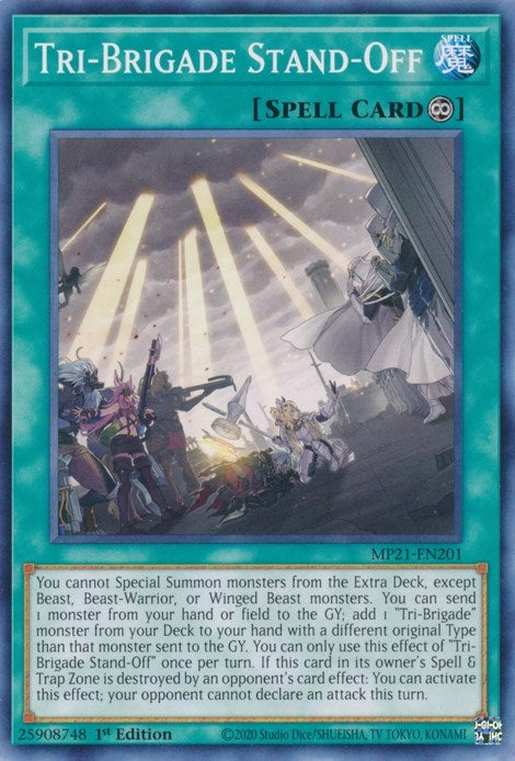 Image for Tri-Brigade Stand-Off (2021 Tin of Ancient Battles) (MP21-EN201) - YuGiOh