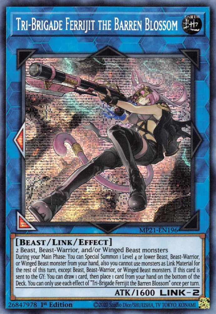 Image for Tri-Brigade Ferrijit the Barren Blossom (2021 Tin of Ancient Battles) (MP21-EN196) - YuGiOh
