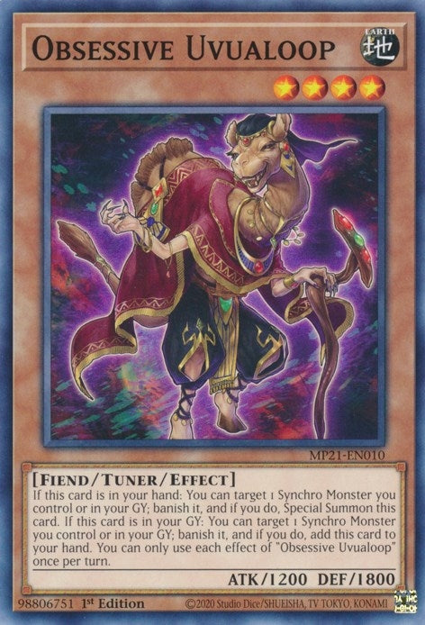 Image for Obsessive Uvualoop (2021 Tin of Ancient Battles) (MP21-EN010) - YuGiOh