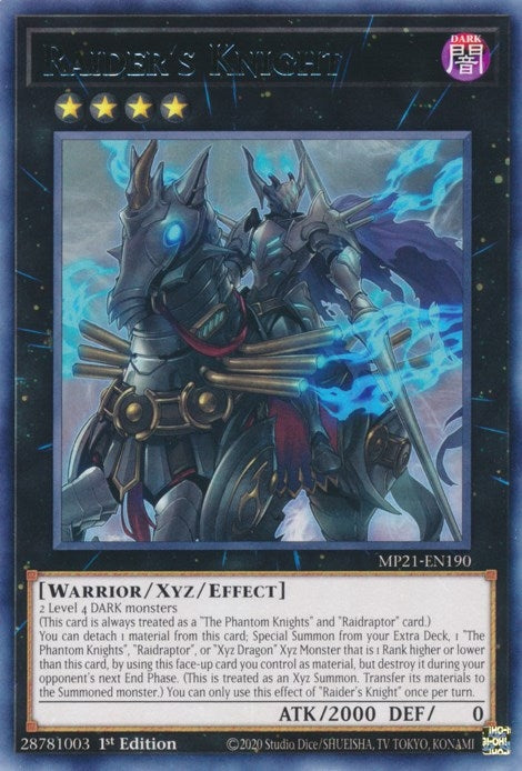 Image for Raider's Knight (2021 Tin of Ancient Battles) (MP21-EN190) - YuGiOh