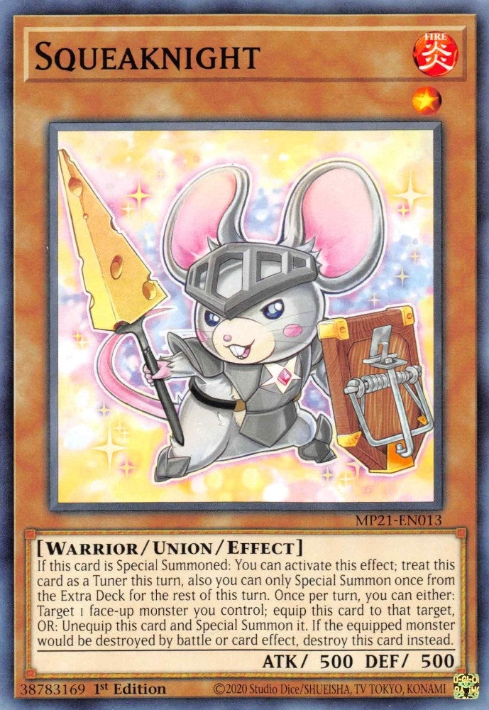 Image for Squeaknight (2021 Tin of Ancient Battles) (MP21-EN013) - YuGiOh