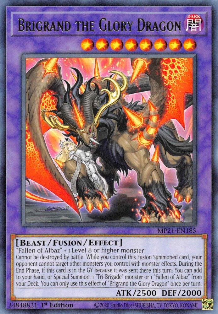Image for Brigrand the Glory Dragon (2021 Tin of Ancient Battles) (MP21-EN185) - YuGiOh