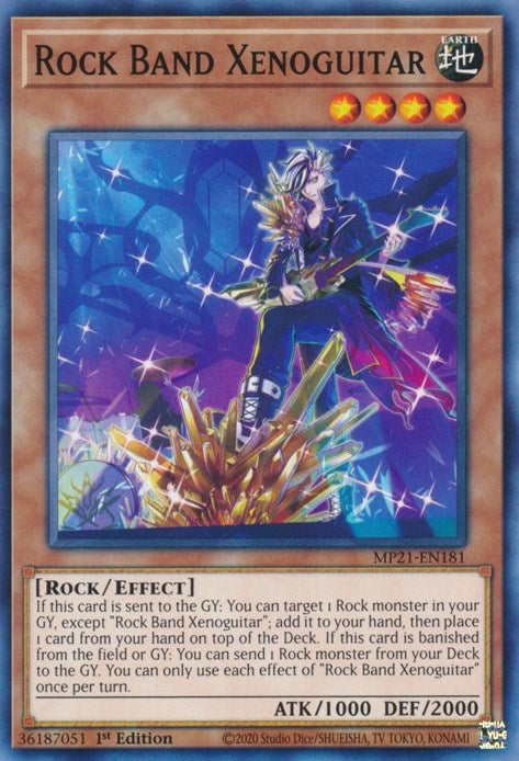 Image for Rock Band Xenoguitar (2021 Tin of Ancient Battles) (MP21-EN181) - YuGiOh