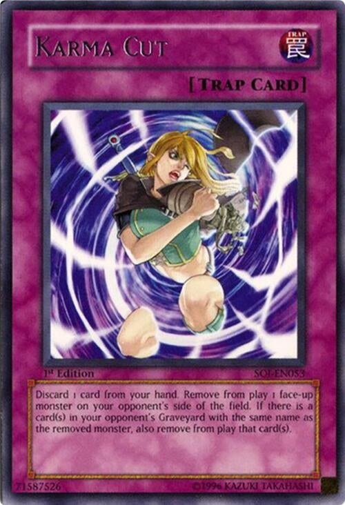 Image for Karma Cut (Shadow of Infinity) (SOI-EN053) - YuGiOh