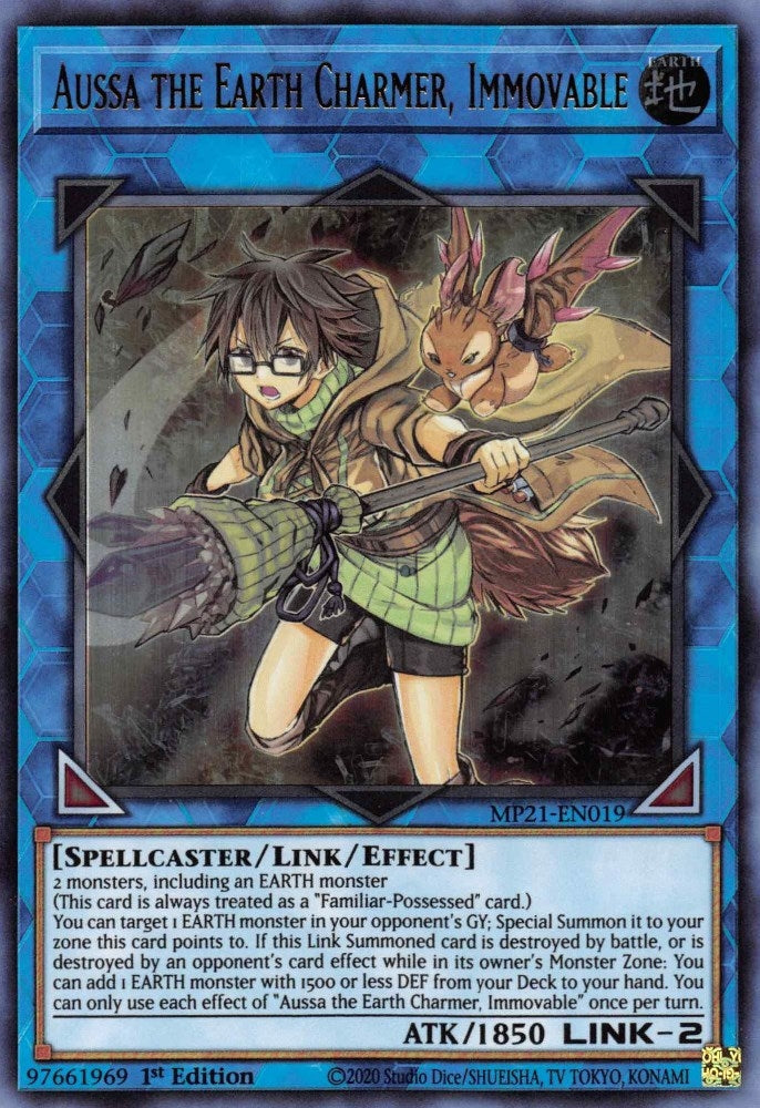 Image for Aussa the Earth Charmer, Immovable (2021 Tin of Ancient Battles) (MP21-EN019) - YuGiOh
