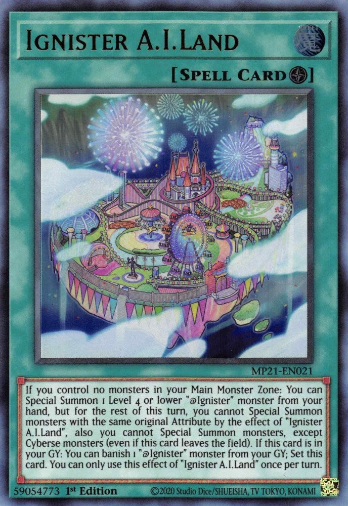 Image for Ignister A.I.Land (2021 Tin of Ancient Battles) (MP21-EN021) - YuGiOh