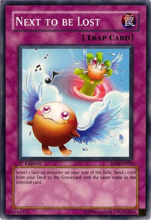 Image for Next to be Lost (Shadow of Infinity) (SOI-EN054) - YuGiOh