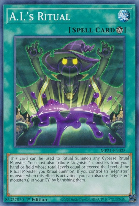 Image for A.I.'s Ritual (2021 Tin of Ancient Battles) (MP21-EN025) - YuGiOh