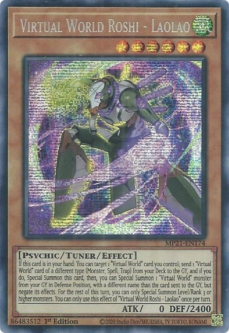 Image for Virtual World Roshi - Laolao (2021 Tin of Ancient Battles) (MP21-EN174) - YuGiOh