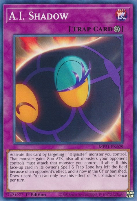 Image for A.I. Shadow (2021 Tin of Ancient Battles) (MP21-EN029) - YuGiOh