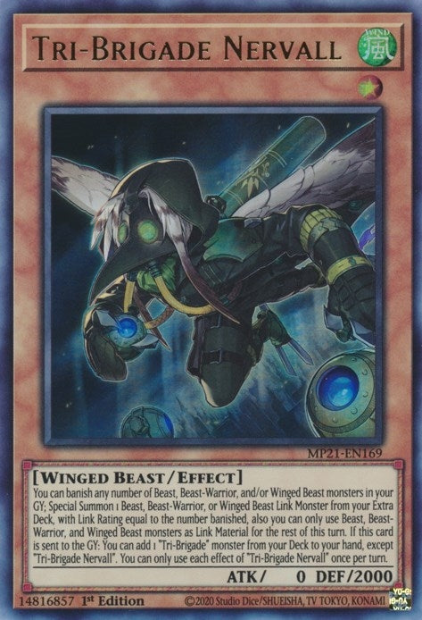 Image for Tri-Brigade Nervall (2021 Tin of Ancient Battles) (MP21-EN169) - YuGiOh