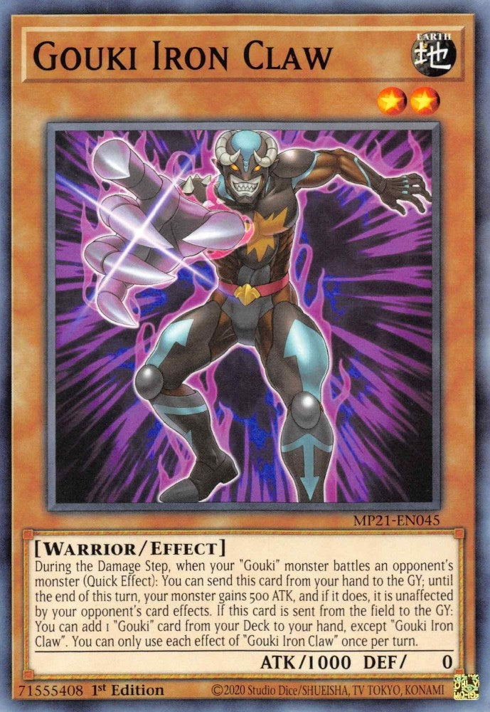 Image for Gouki Iron Claw (2021 Tin of Ancient Battles) (MP21-EN045) - YuGiOh