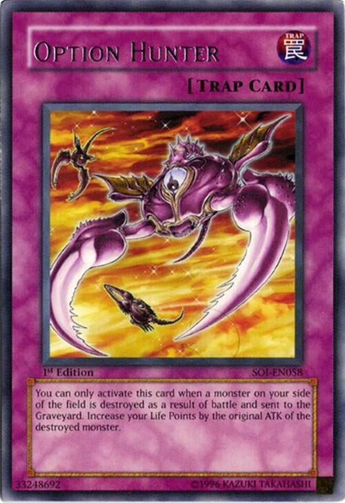 Image for Option Hunter (Shadow of Infinity) (SOI-EN058) - YuGiOh
