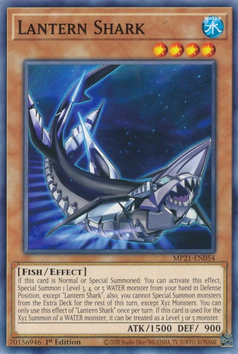 Image for Lantern Shark (2021 Tin of Ancient Battles) (MP21-EN054) - YuGiOh