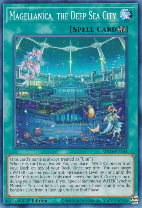 Image for Magellanica, the Deep Sea City (2021 Tin of Ancient Battles) (MP21-EN141) - YuGiOh