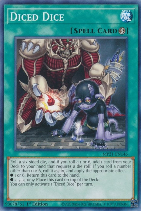 Image for Diced Dice (2021 Tin of Ancient Battles) (MP21-EN146) - YuGiOh