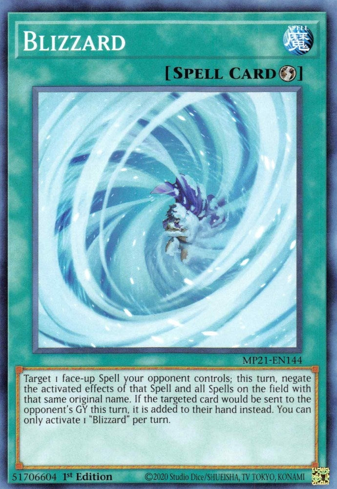 Image for Blizzard (2021 Tin of Ancient Battles) (MP21-EN144) - YuGiOh