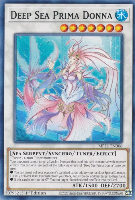 Image for Deep Sea Prima Donna (2021 Tin of Ancient Battles) (MP21-EN066) - YuGiOh