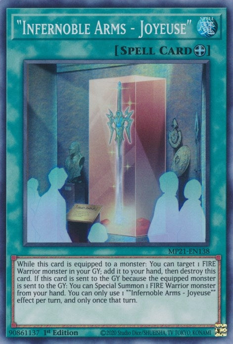 Image for "Infernoble Arms - Joyeuse" (2021 Tin of Ancient Battles) (MP21-EN138) - YuGiOh